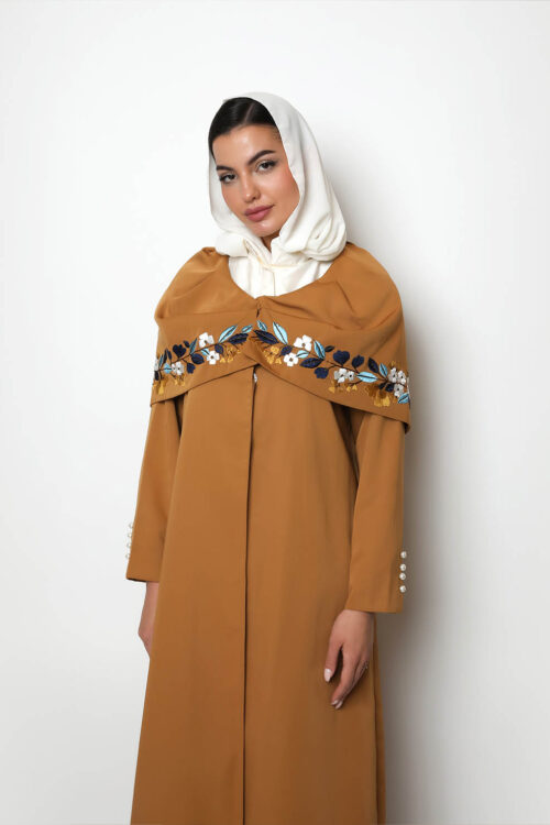 saif abaya-brown abaya-1