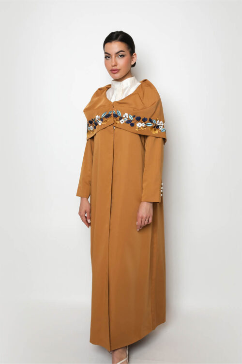 saif abaya-brown abaya-4